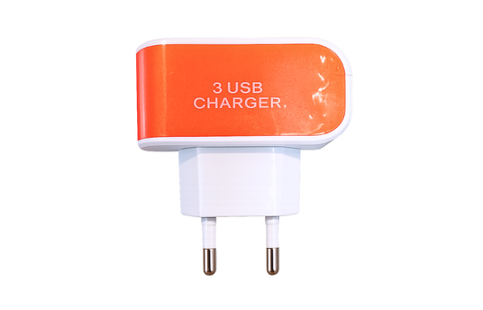 3 USB CHARGER PLUG