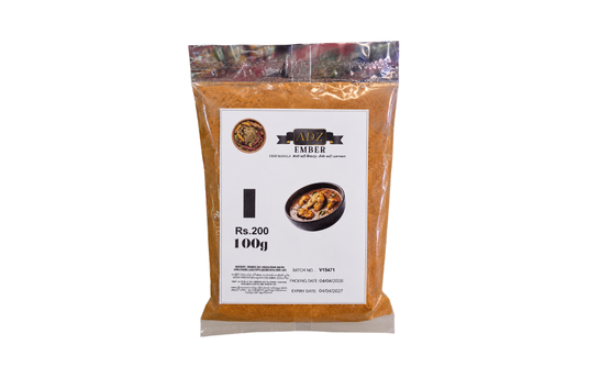 ADZ EMBER FISH MASALA 100G