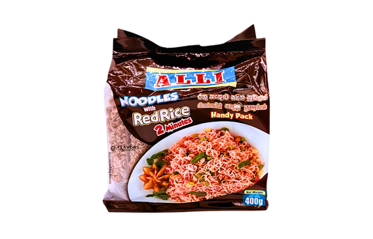 ALLI INSTANT NOODLS  WITH RED RICE 400G