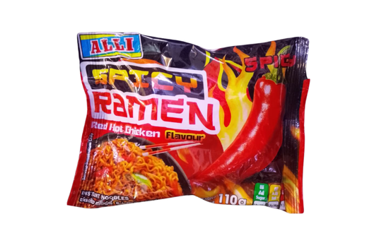 ALLI SPICY RAMEN RED HOT CHICKEN FLAVOUR 110G 