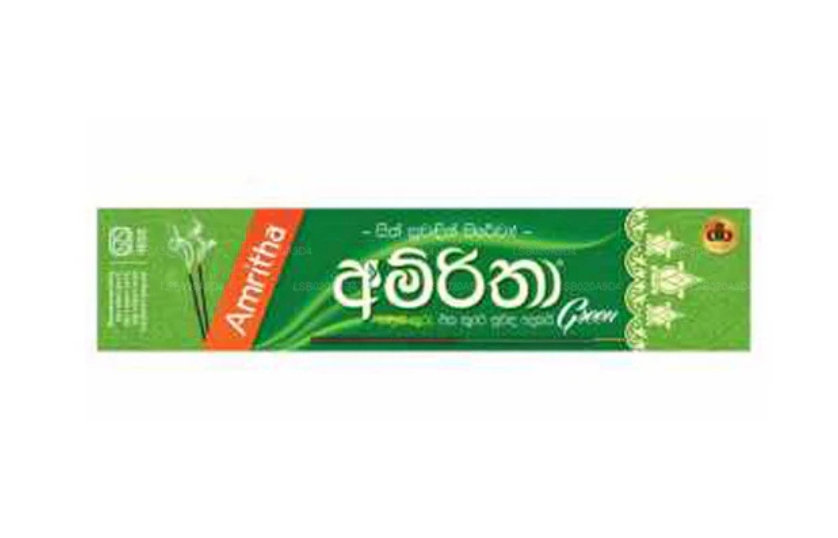 AMRITHA 2 IN 1 GREEN INCENSE STICKS 25G