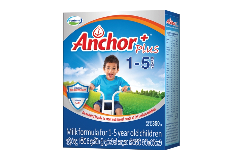 ANCHOR PLUS MILK POWDER 350G 1-5 YEARS 