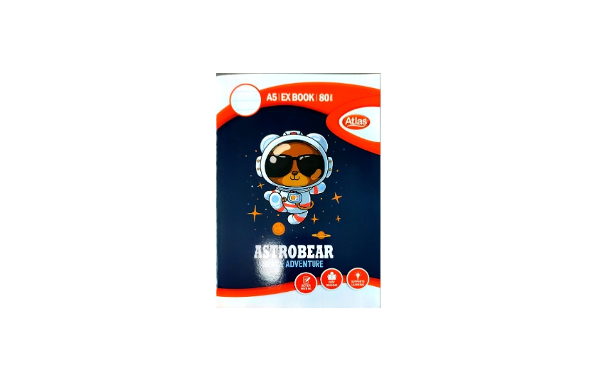 ATLAS 80PG A5 SINGLE RULED