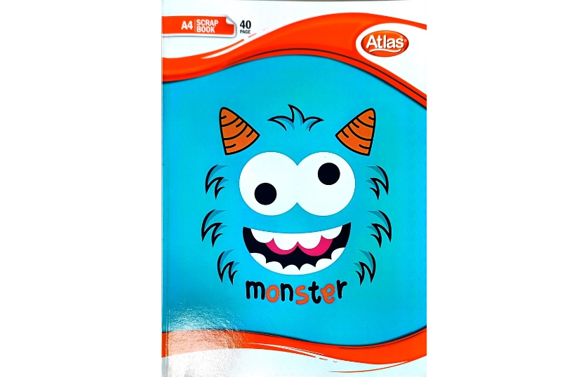 ATLAS A4 SCRAP BOOK 40 PAGES