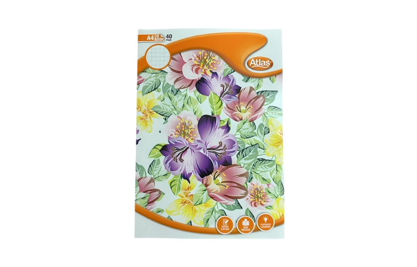 ATLAS A4 SQUARE RULED 40 PAGE 