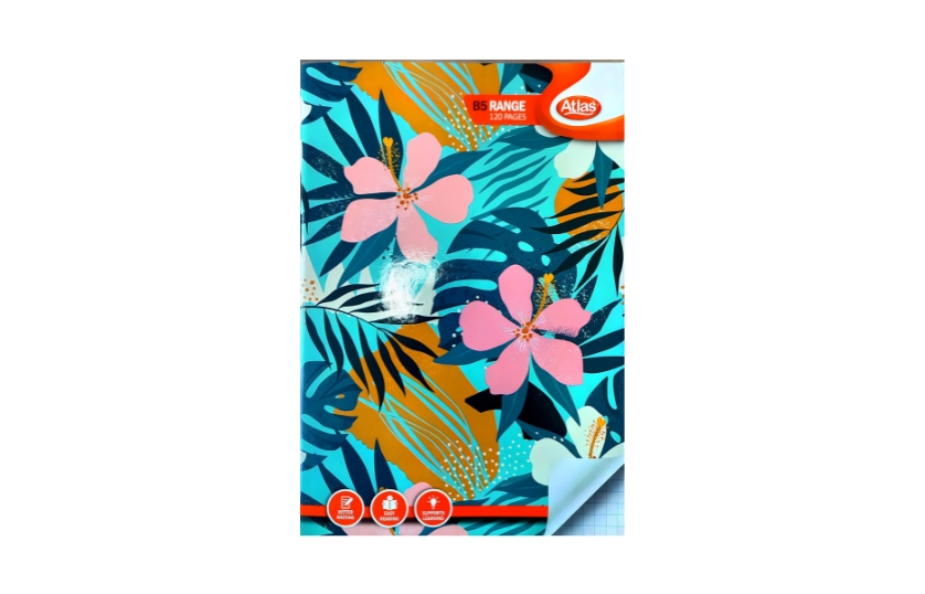 ATLAS B5 RANGE SQUARE RULED 120 PAGES