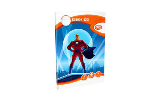ATLAS BOOK SQUA RULE (148X210)120PAGE