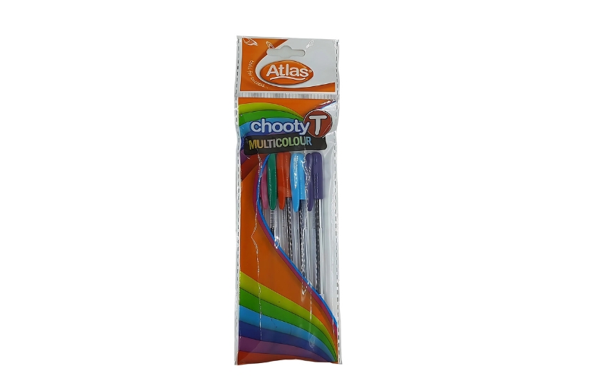 ATLA CHOOTY GEL MULTICOLOUR 5 PENS