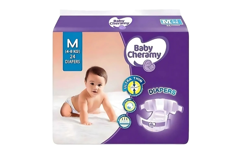 BABY CHERAMY DIAPERS ( M) 4