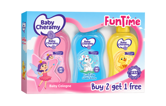 BABY CHERAMY FUN TIME COLOGNE BUY 2GET 1 FREE 100ML