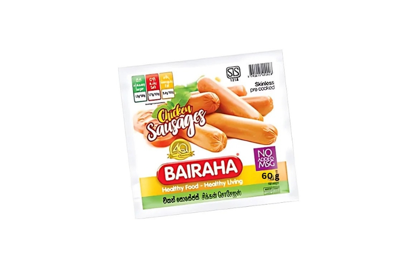 BAIRAHA CHIKEN SAUSAGES 60G