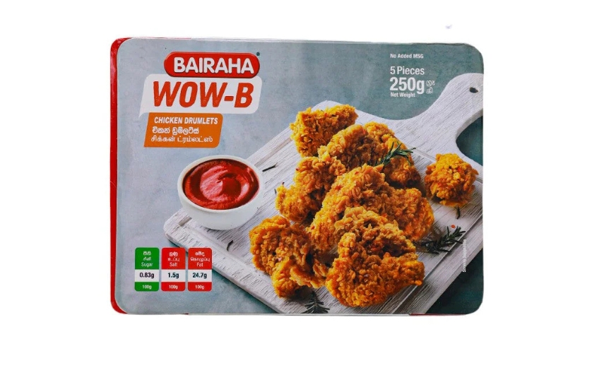 BAIRAHA WOW B CHICKEN DRUMLETS 250G