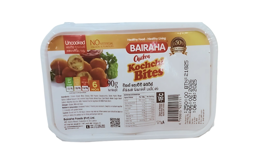 BAIRAHA  CHICKEN KOCHI BITES 90G