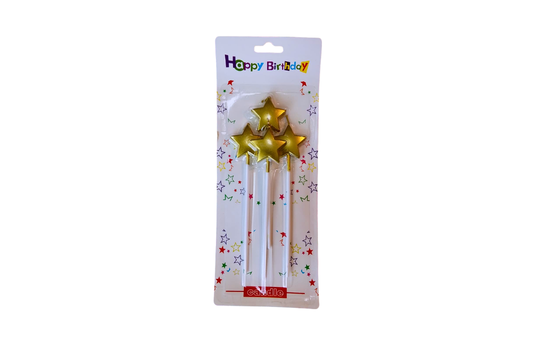 BIRTHDAY CANDLES STARS