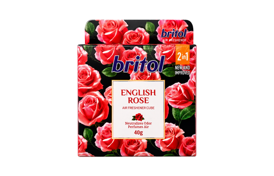 BRITOL AIR FRESHNER CUBE ENGLISH ROSE 40G