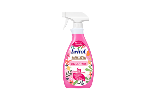BRITOL AIR FRESHNER ENGLISH ROSE 475ML