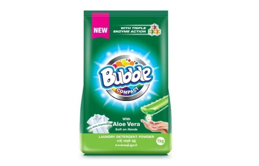 BUBBLE COMPACT WITH ALOE VERA SOFT ON HANDS 1KG