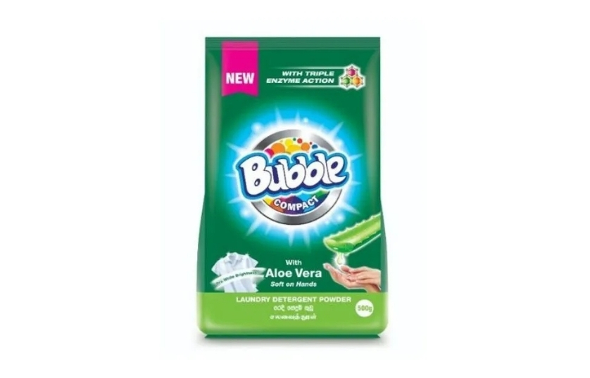 BUBBLE COMPACT WITH ALOE VERA SOFT ON HANDS 500G