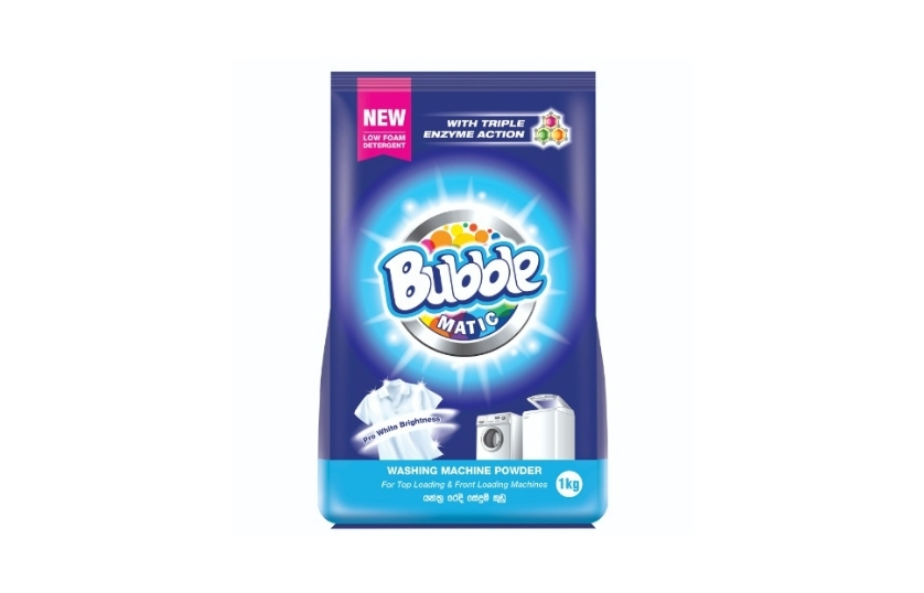 BUBBLE MATIC WASHING MACHINE POWDER 1KG