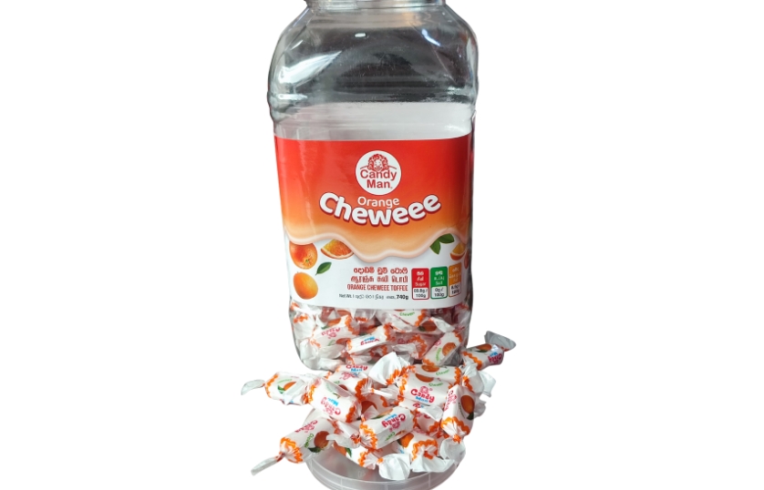 CANDY  MAN ORANGE CHEWEE TOFFEE