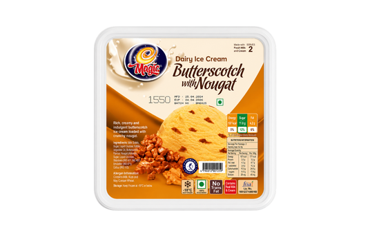 CARGILLS MAGIC BUTTERSCOTCH WITH NOUGAT ICE CREAM 2L