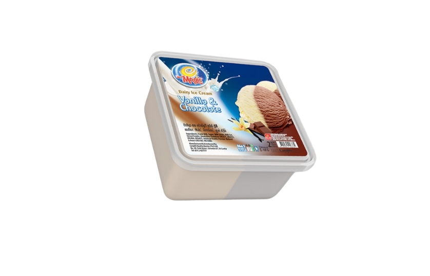 MAGIC VANILA CHOCOLATE MIX ICE CREAM 2L