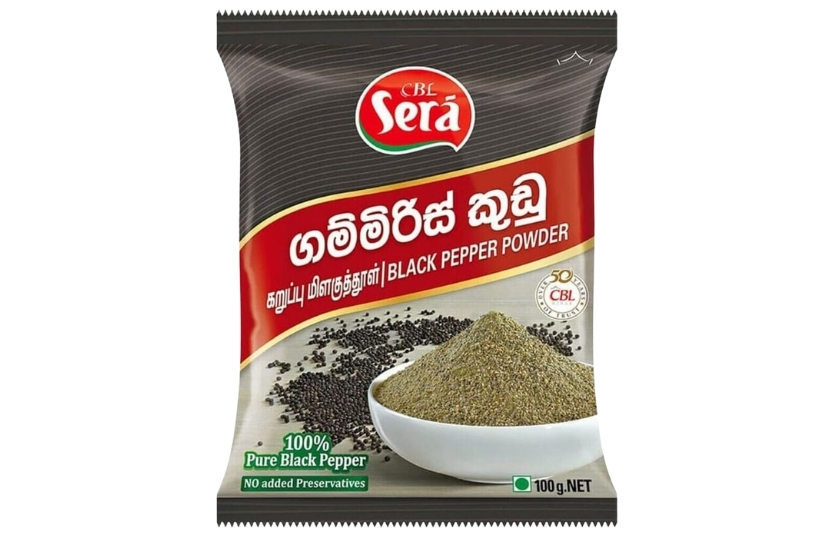 CBL SERA BLACK PEPPER POWDER 100G
