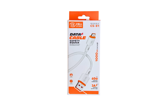CELL STORE DATA CABLE CS-01 1000MM 60W