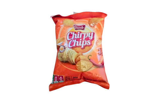 CHIRPY CHIPS HOT & SPICY 24G