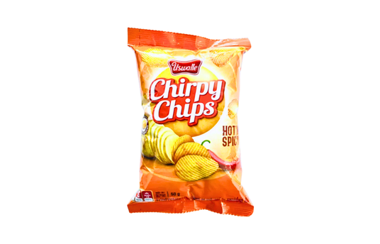 CHIRPY CHIPS HOT & SPYCY 50G