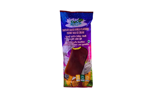 CHOCOLATE COATED VANILLA FLAVOURED ICE 