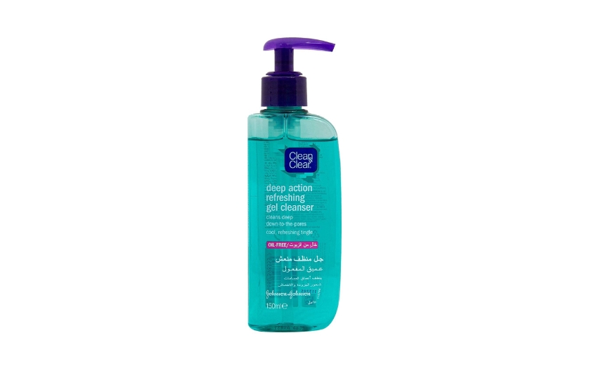 CLEAN & CLEAR DEEP ACTION REFRESHING GEL CLEANSER 150ML