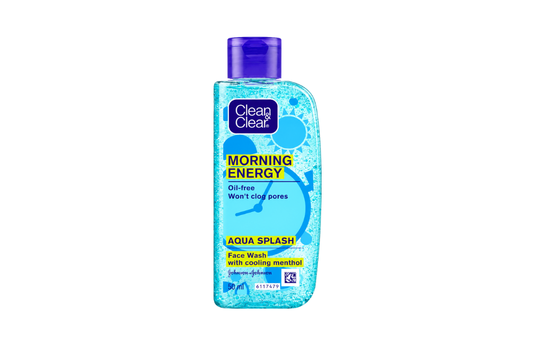CLEAN & CLEAR MORNING ENERGY COOLING MENTHOL FACE WASH 50ML