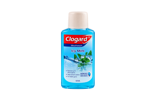 CLOGARD MOUTHWASH ICY MINT 60ML