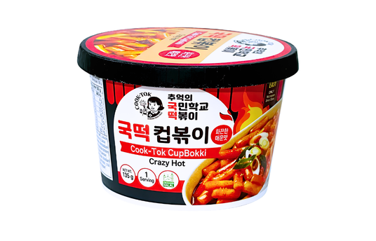 COOK - TOK CUPBOKKI CRAZY HOT NOODLES 135G