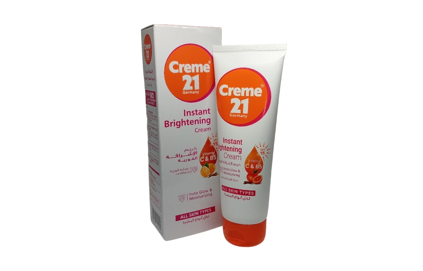 CREME 21 INSTANT BRIGHTENING CREAM ALL SKIN TYPES 100ML