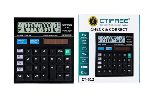 CTIFREE ELECTRONIC CALCULATOR CT-512