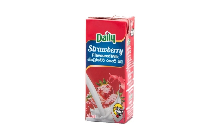 DAILY STRAWBERRY FLAVOURED MILK 180ML