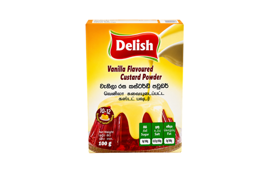 DELISH VANILLA CUSTARD POWDER 100G