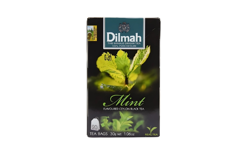 DILMAH CEYLON BLACK TEA WITH MINT 30G (20 BAGS)