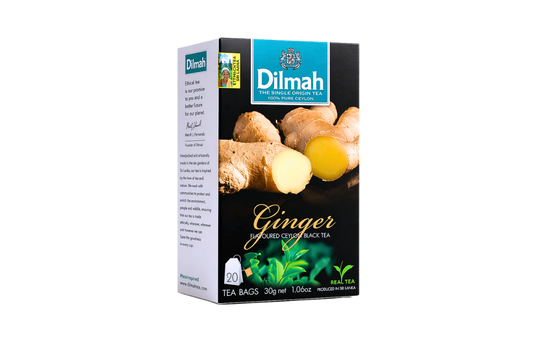 DILMAH CEYLON  TEA  WITH GINGER  30G 20 (TEA BAGS)