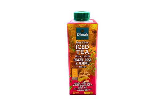 DILMAH ICE TEA  WITH GINGER ROSE AND ALMONDFLAVOUR 250ML