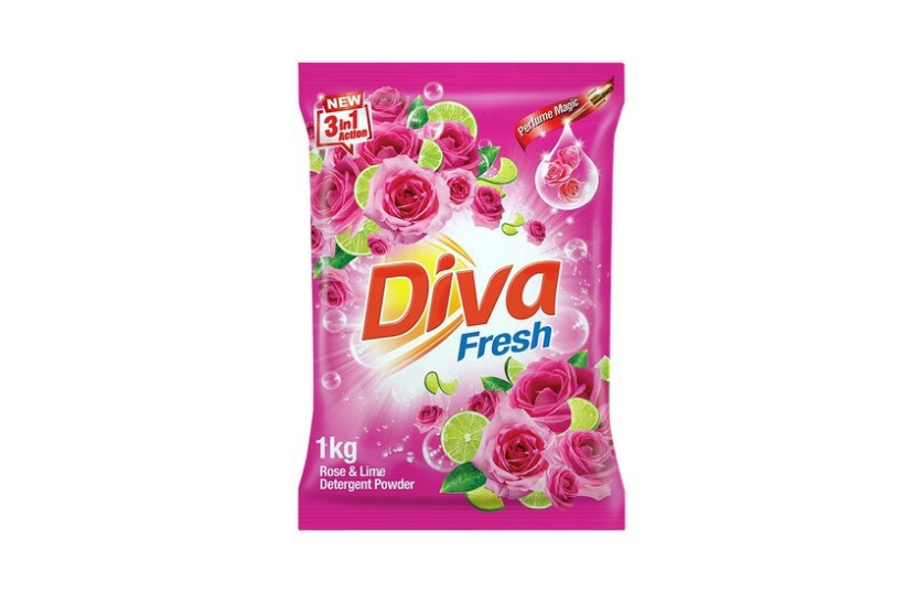 DIVA ROSE & LIME WASHING POWDER 1KG
