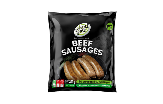 ELEPHANT HOUSE BEEF SAUSAGES 300G