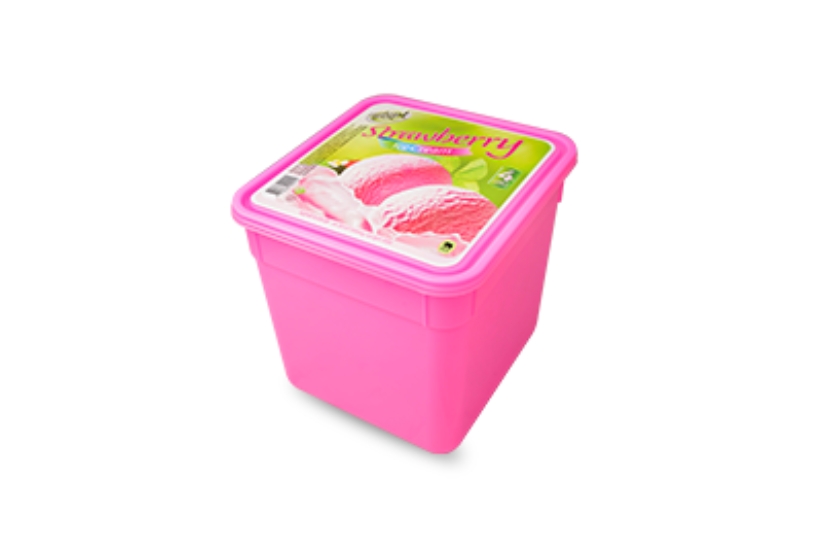 ELEPHANT HOUSE STRAWBERRY ICE CREAM 4L