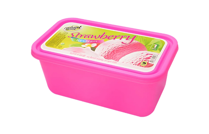 ELEPHANT HOUSE STRAWBERRY  ICE CREAM 1L