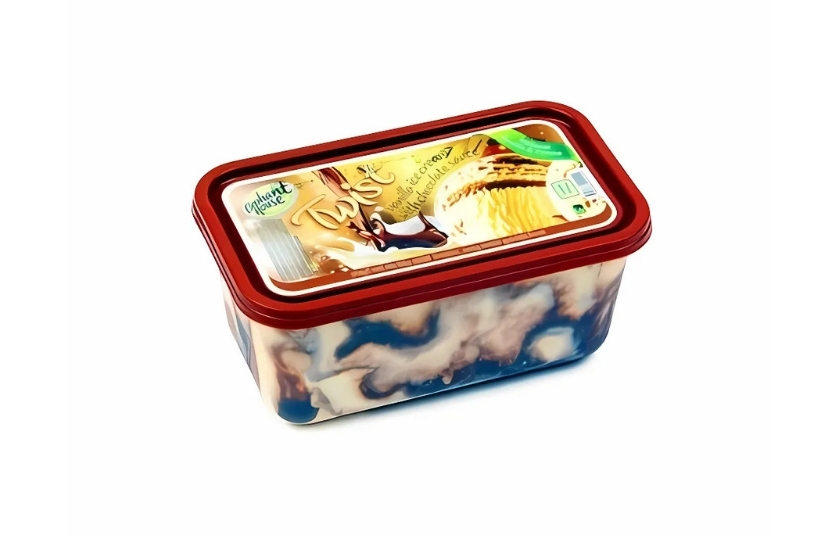 ELEPHANT HOUSE TWIST VANILLA-CHOC ICE CREAM 1L