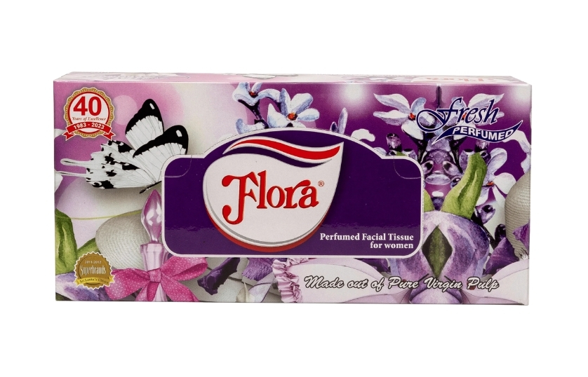 FLORA FACIAL TISSUE 160SHEETS