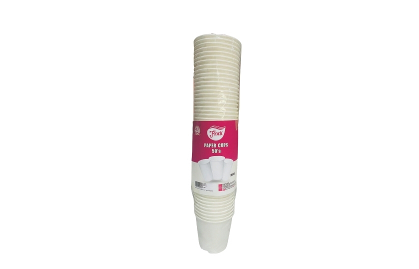 FLORA PAPER CUPS – 50 PIECES