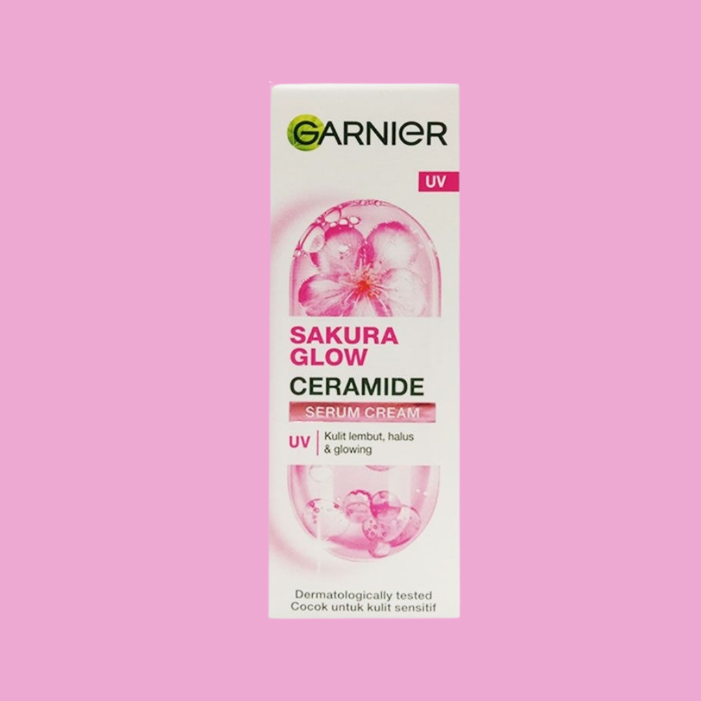 GARNIER SAKURA GLOW CERAMIDE SERUM CREAM 40ML